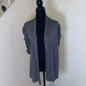 Jason Maxwell Petite XL Grey Cardigan